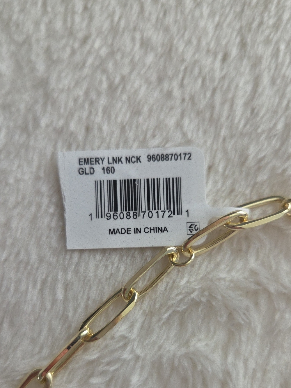 NWT Kendra Scott Emery Necklace Gold Pave Crystal Link New - Picture 6 of 8
